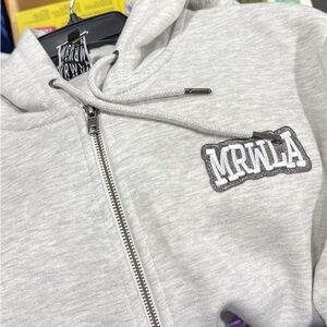 Michaelryanwilson men’s Gray Hoodie Jacket large